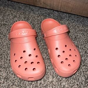 pink crocs